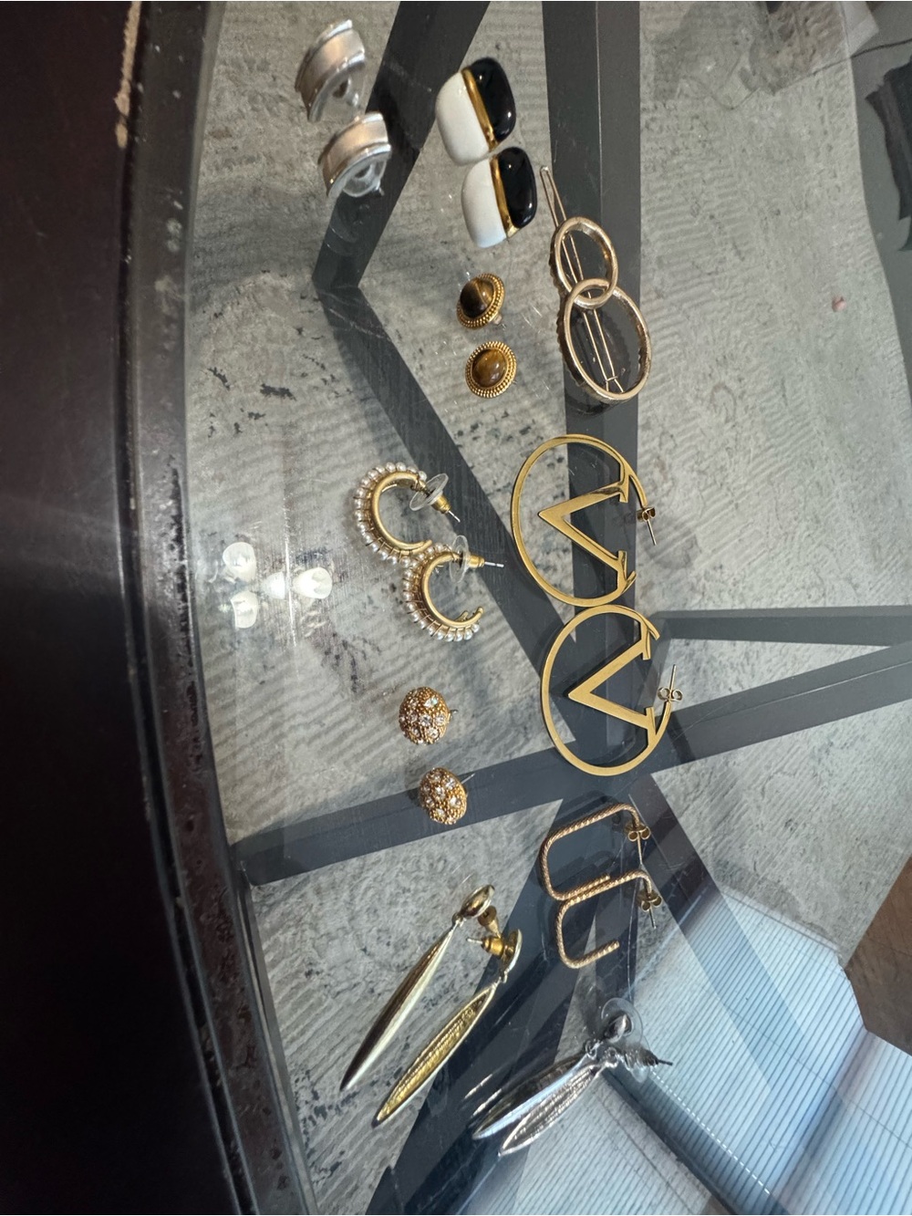 Gold-Tone Hoop Earrings - Versatile Women’s Jewelry